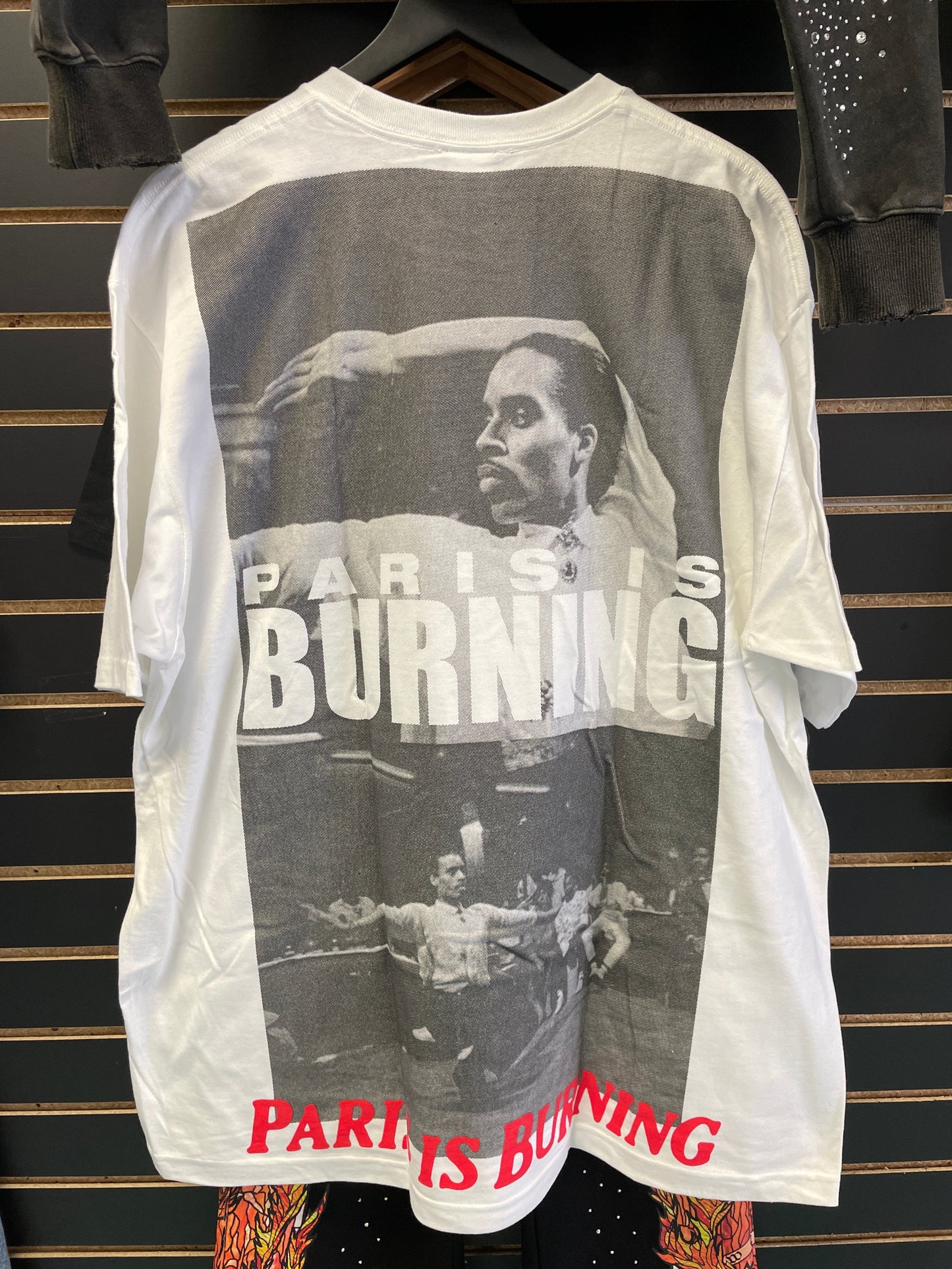 Supreme Pairs Is Burning White Tee