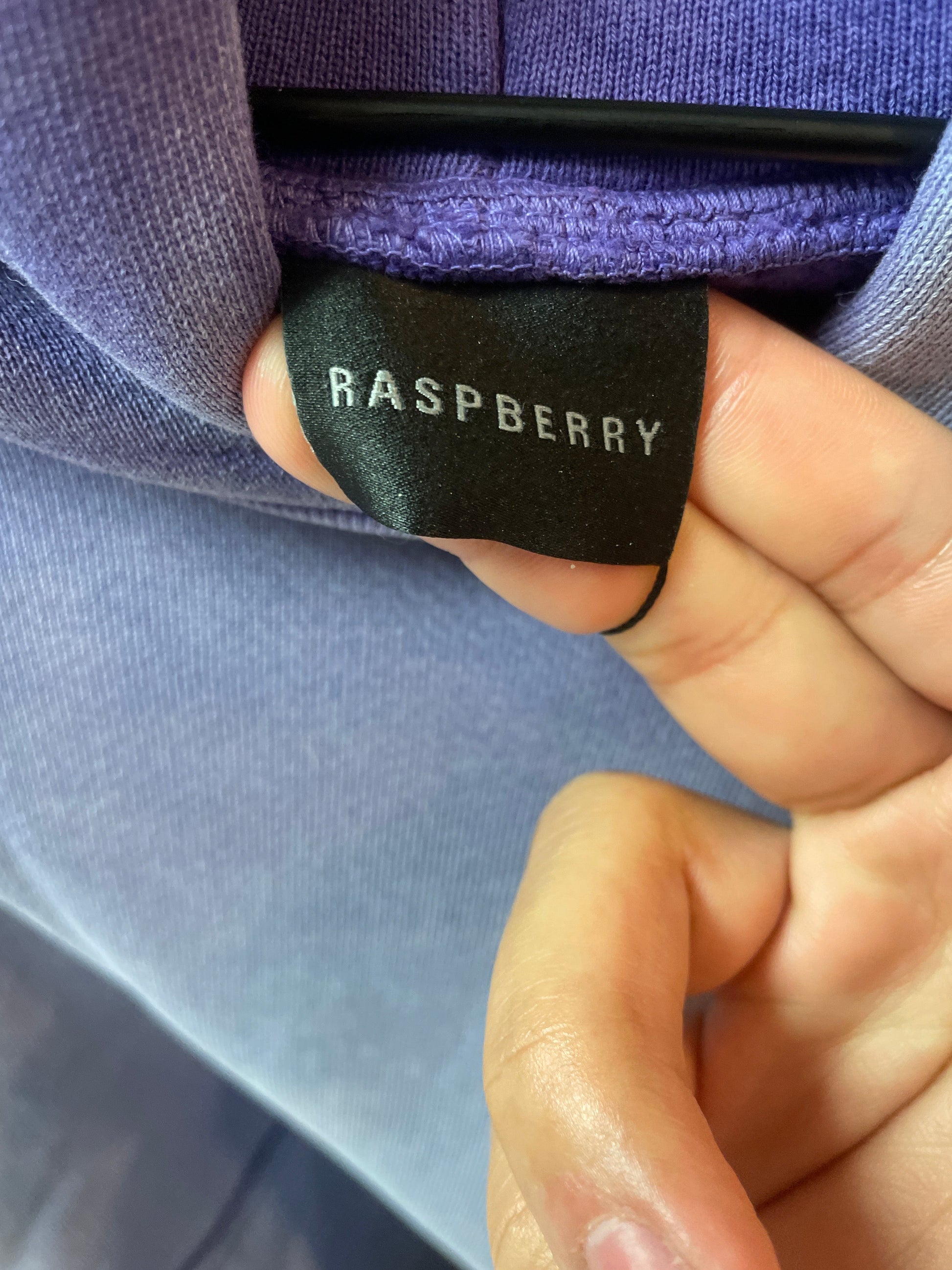 Raspberry Hills Purple Washed Hoodie