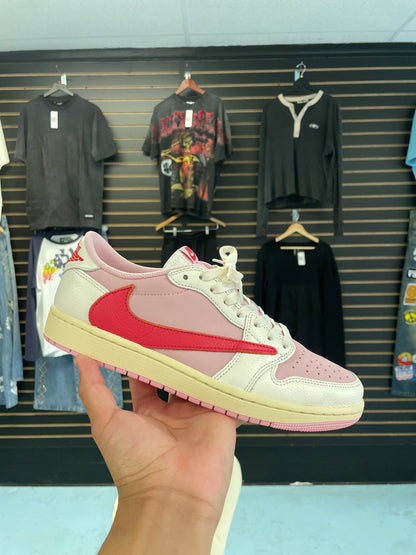 Jordan 1 Retro Low OG SP Travis Scott Sail Tropical Pink