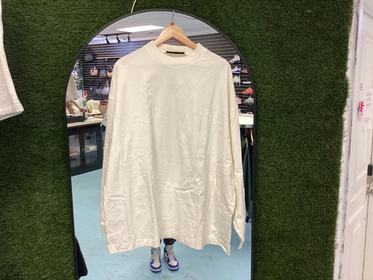 Medium Essential Long Sleeve White