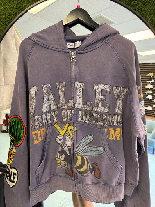 Valley Hoodie Purple Bumblebee