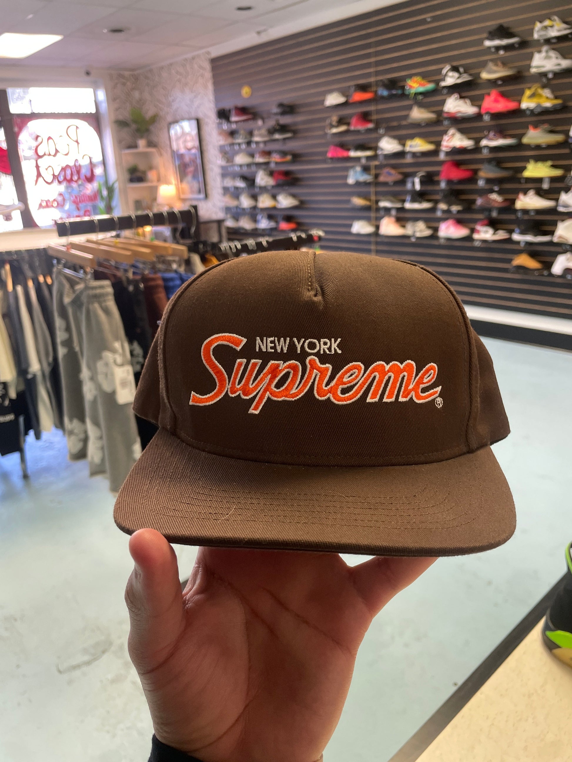 Supreme York Brown Snap Back
