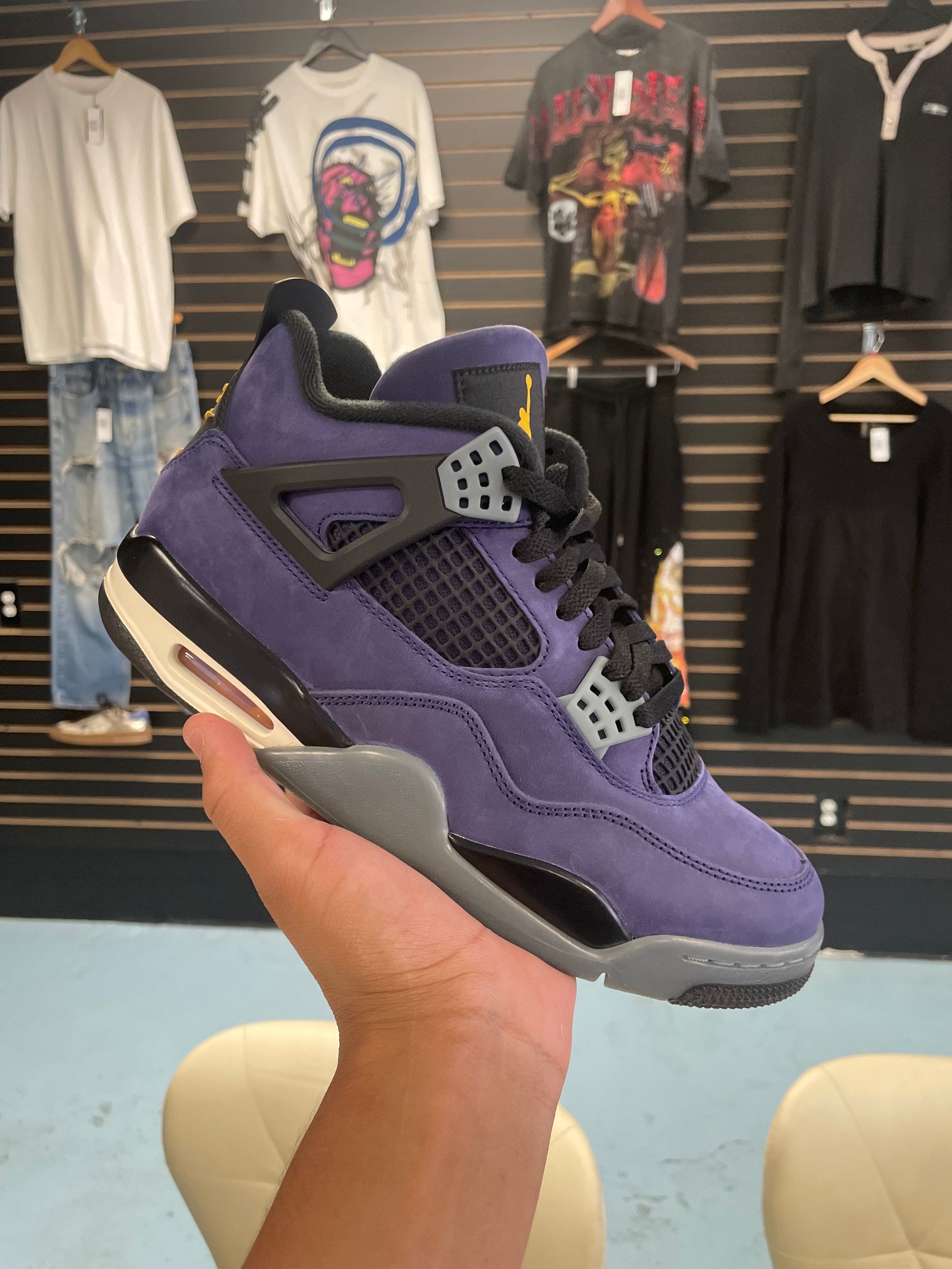 Jordan 4 Retro Lakers
