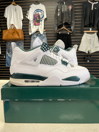 Size10 Jordan 4 Oxidized Green Pre Owned/W Box