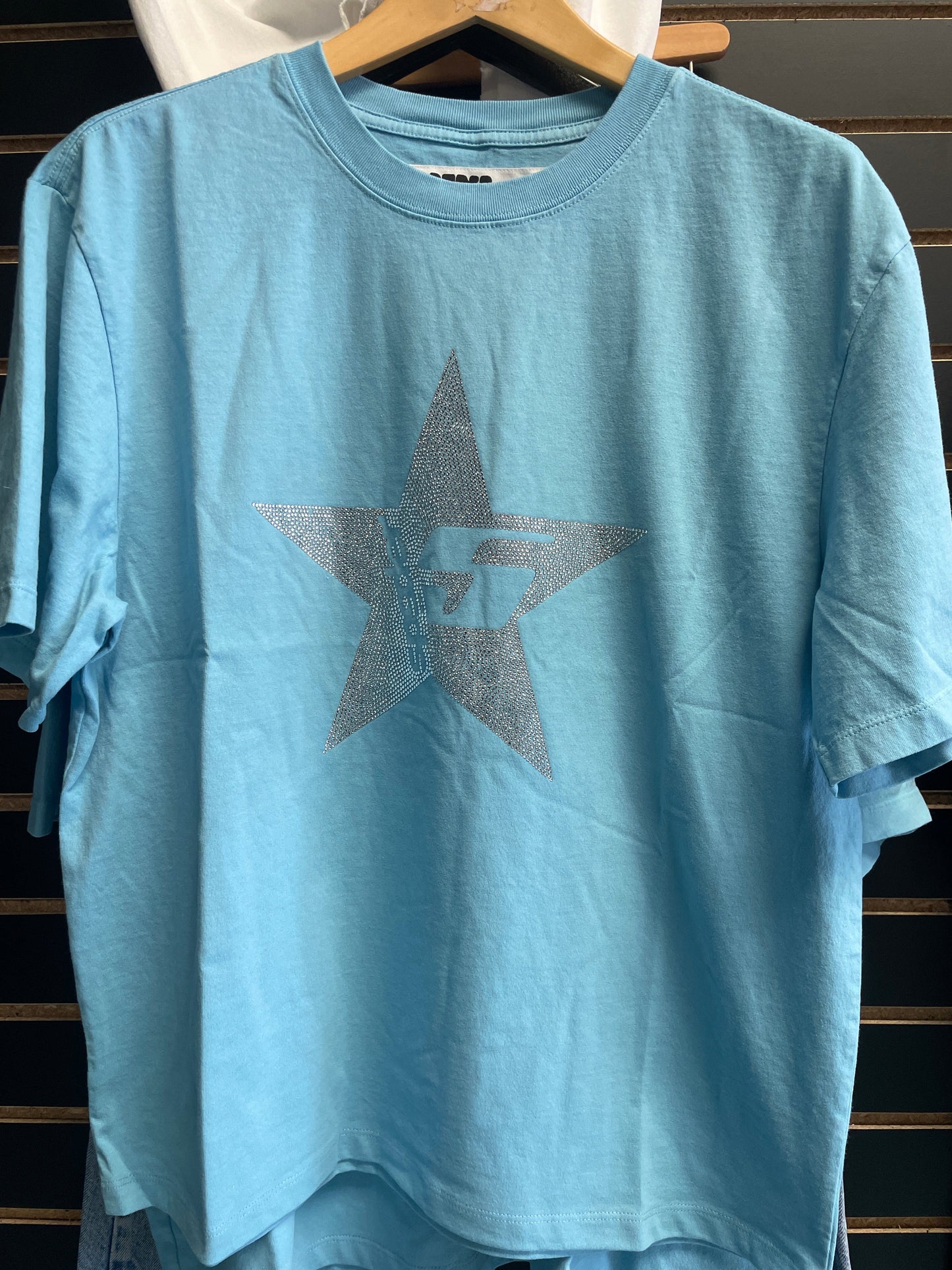 Sp5der Big 5 Star rhinestone tee