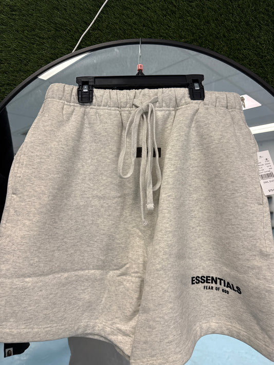 Essentials Light Oatmeal Shorts New With Tags