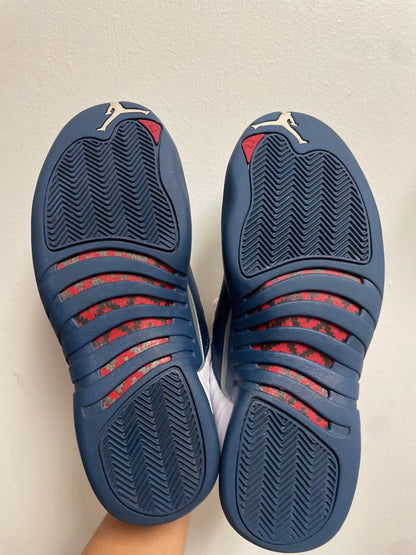 Size10 Jordan 12 French Blue Pre Owned/Rep Box