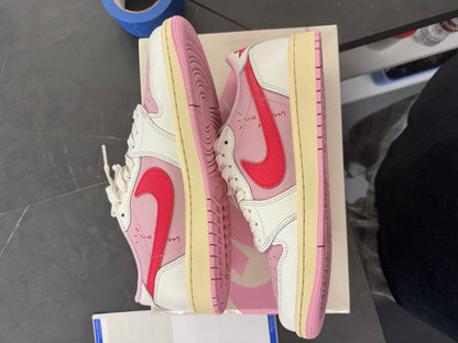 Jordan 1 Retro Low OG SP Travis Scott Sail Tropical Pink