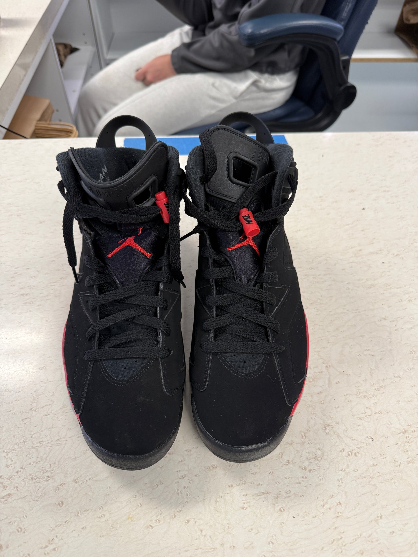 Size11 Jordan 6 Retro Infrared Salesman Pre-Owned/W Box