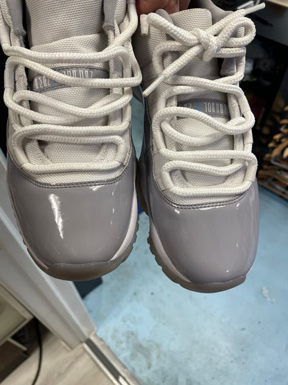 Size8.5 Jordan 11 Low Cement Grey Pre Owned/W Box