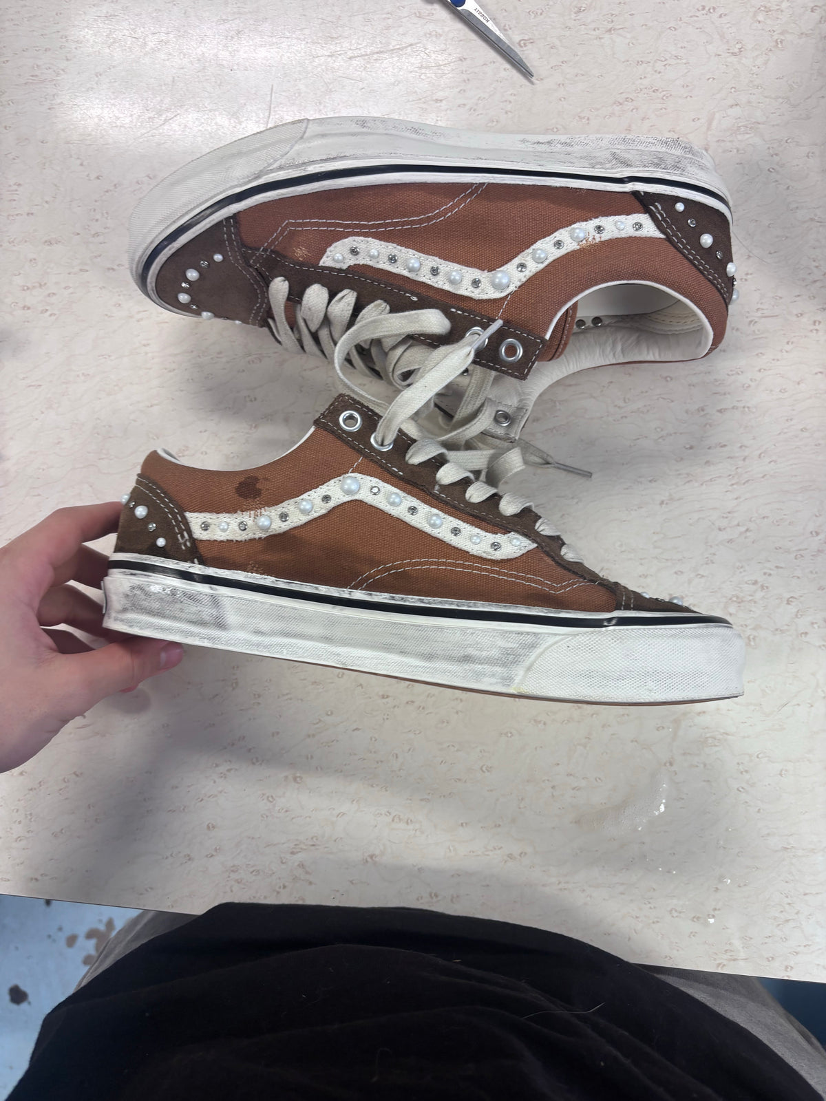 Vans LX Old Skool 36 Pearlized Pack Vintage Cocoa Brown