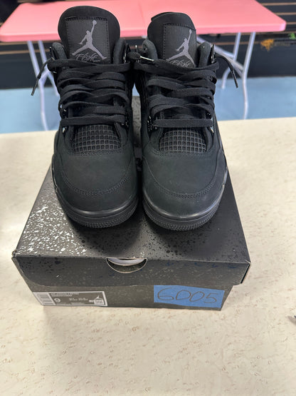 Size9 Jordan 4 Black Cat Worn 1x With Box