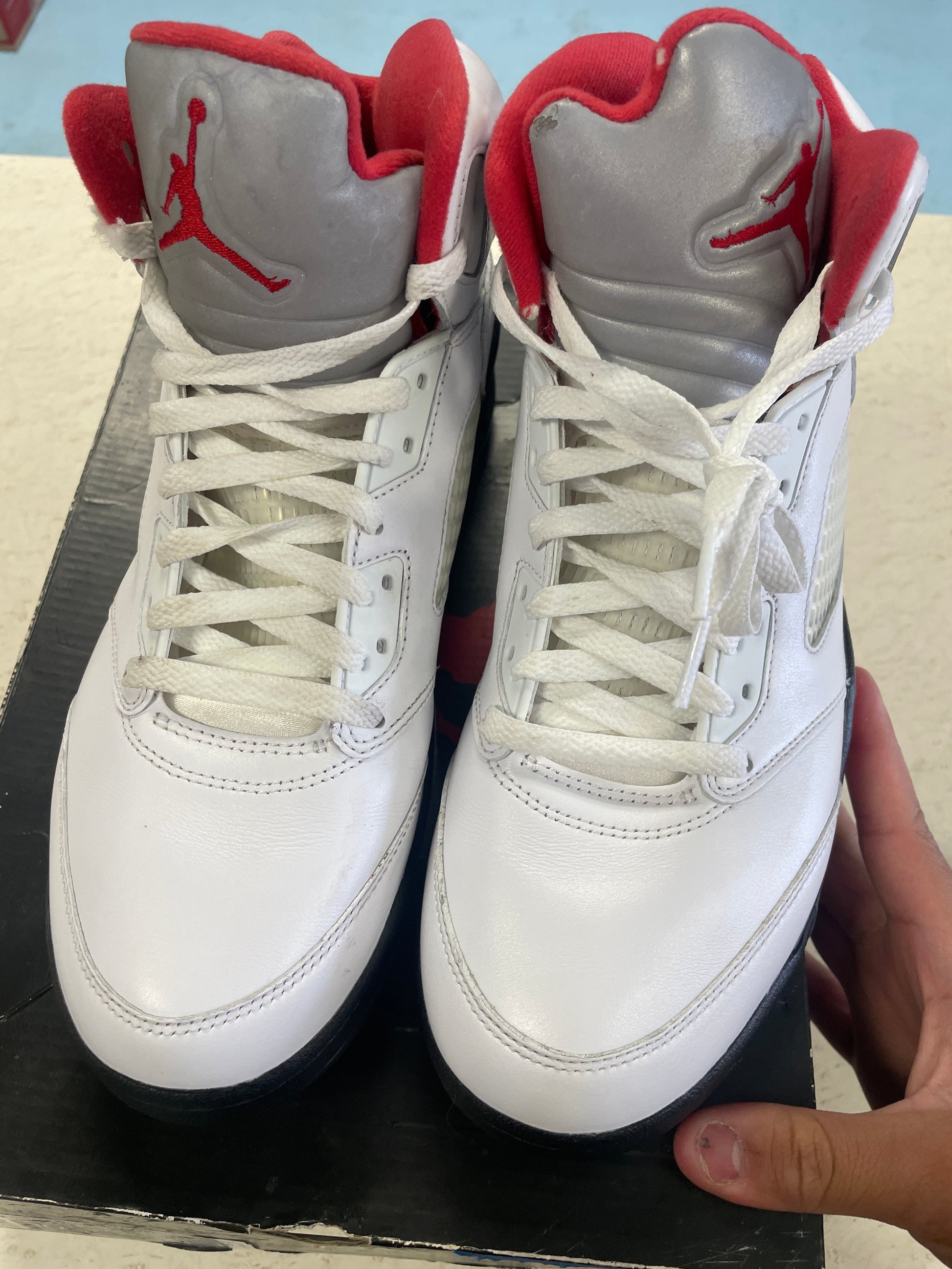 Jordan 5 Retro Fire Red Silver Tongue (2020)