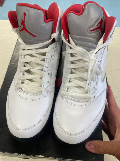 Jordan 5 Retro Fire Red Silver Tongue (2020)