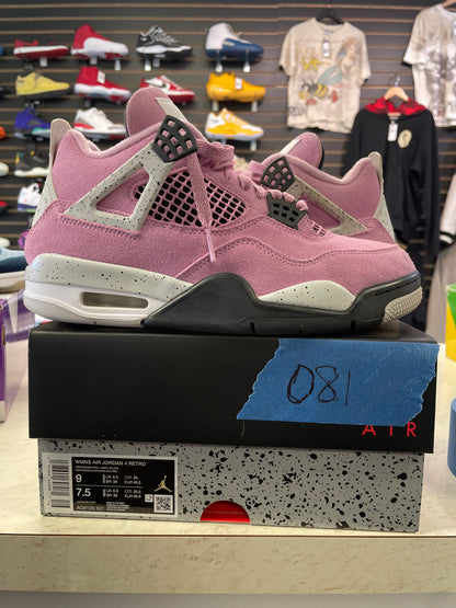 Size7.5M (9W) Jordan 4 Orchid Pre Owned/W Box