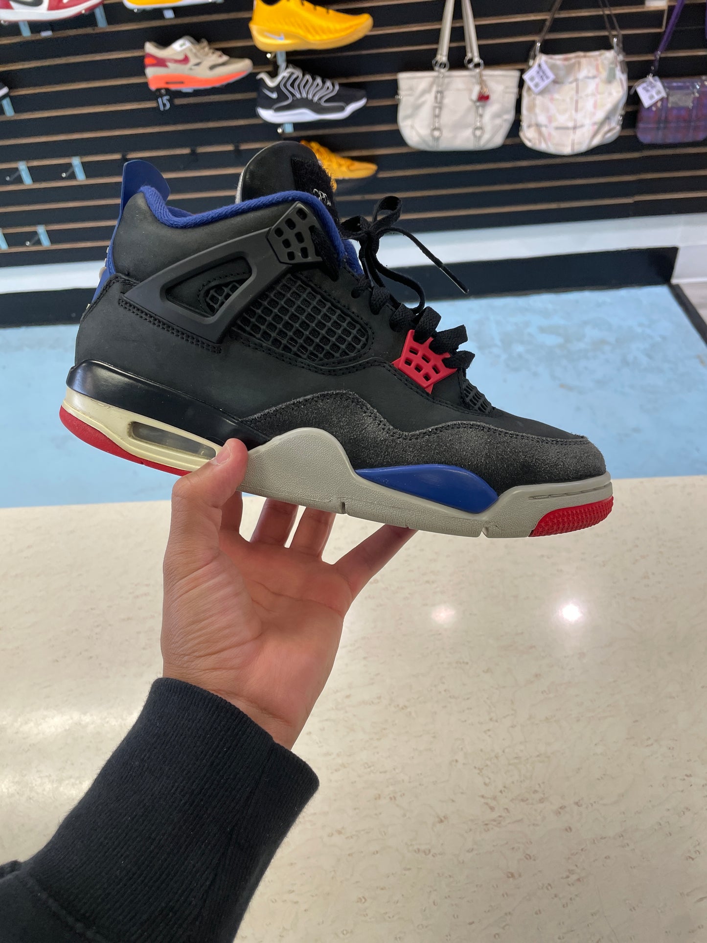 Size9 Jordan 4 Rare Air Pre Owned/Rep Box
