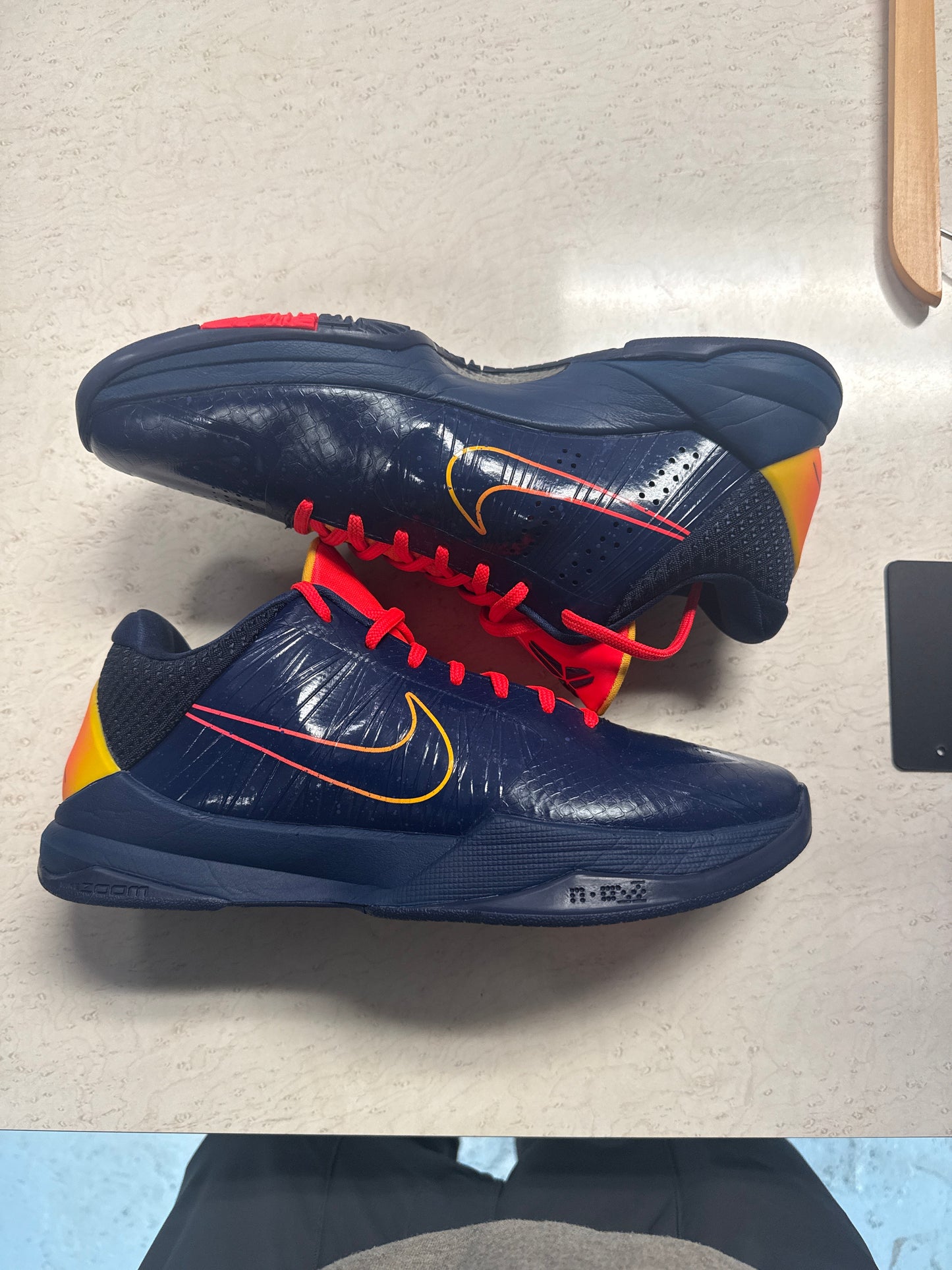 Size8 Nike Kobe 5 Protro Caitlin Clark Indinana Fever Worn Once Og-All