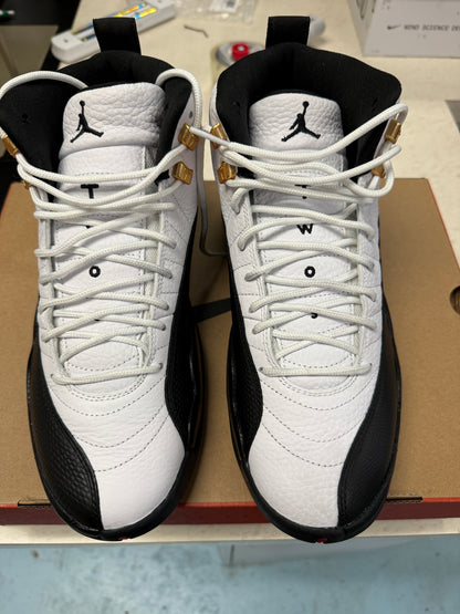 Size9.5 Jordan 12 Retro Taxi’s Pre-Owned Og-All