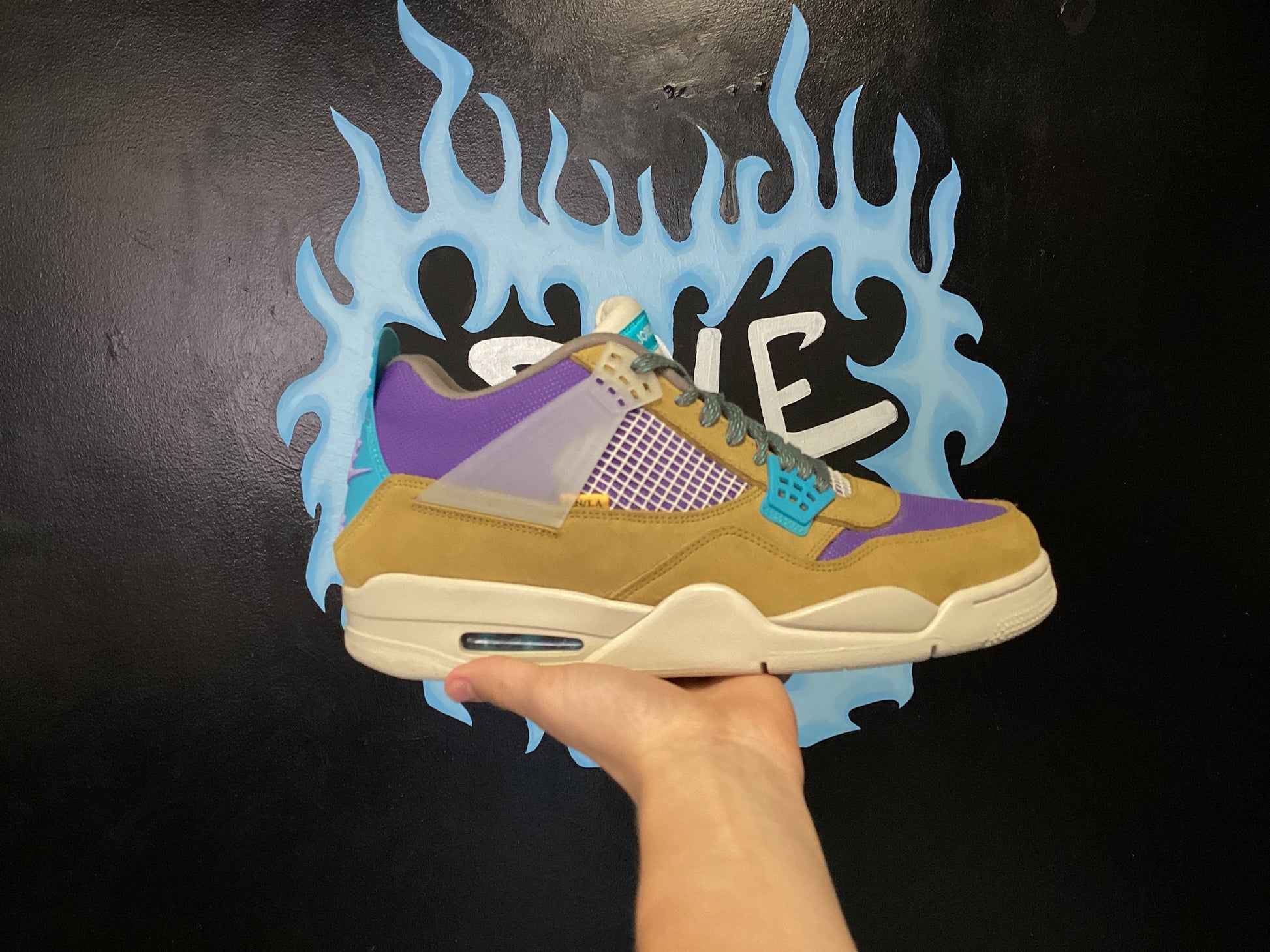 Jordan 4 Retro SP 30th Anniversary Union Desert Moss