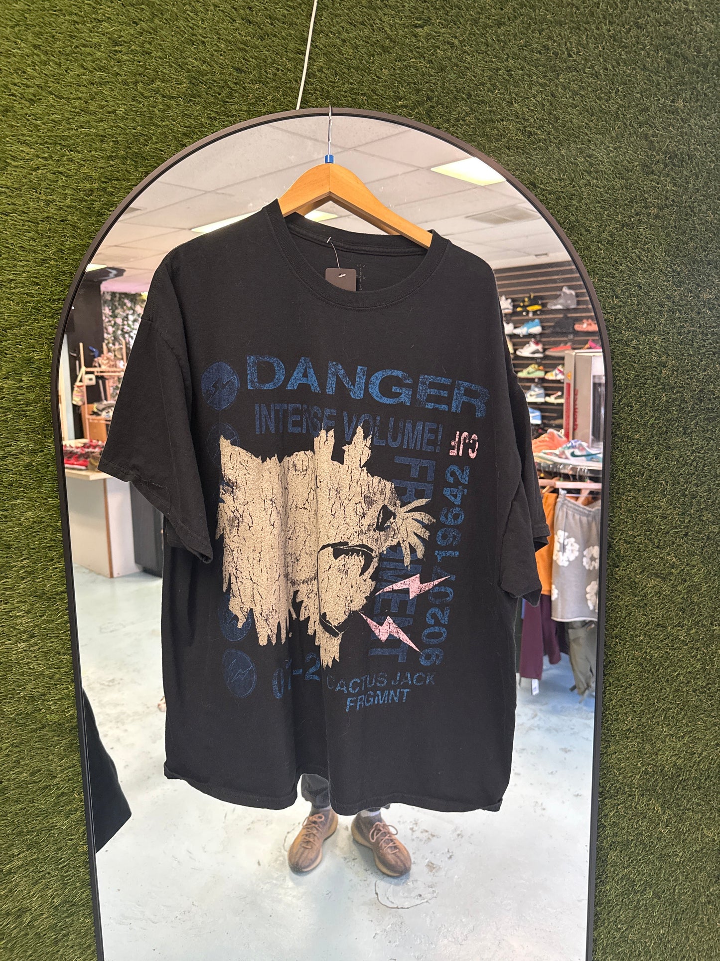 Black Travis Scott X Fragment Tee Shirt