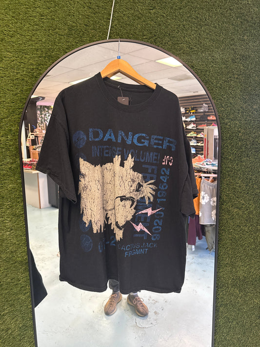 Black Travis Scott X Fragment Tee Shirt