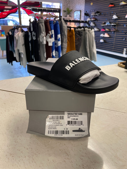 Size7 (40) Balenciagas Slides New/Box