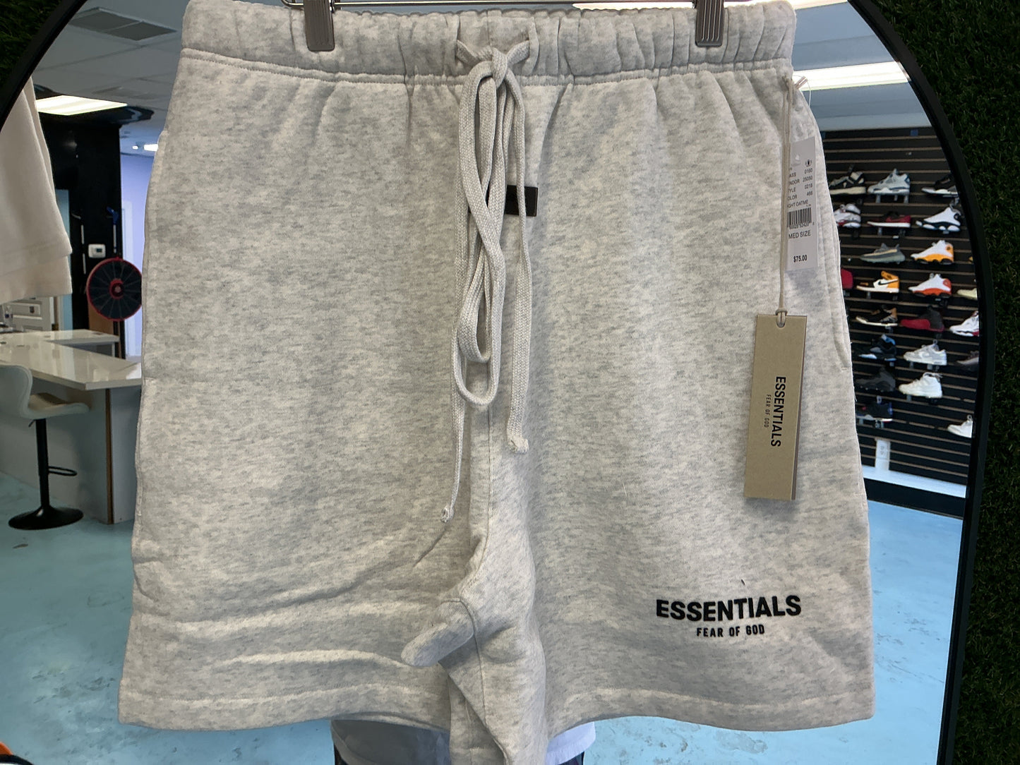 Essentials Light Oatmeal Shorts