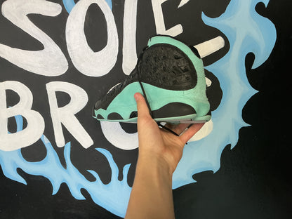 Size8 Jordan 13 Retro Black Island Green Preowned/w Box