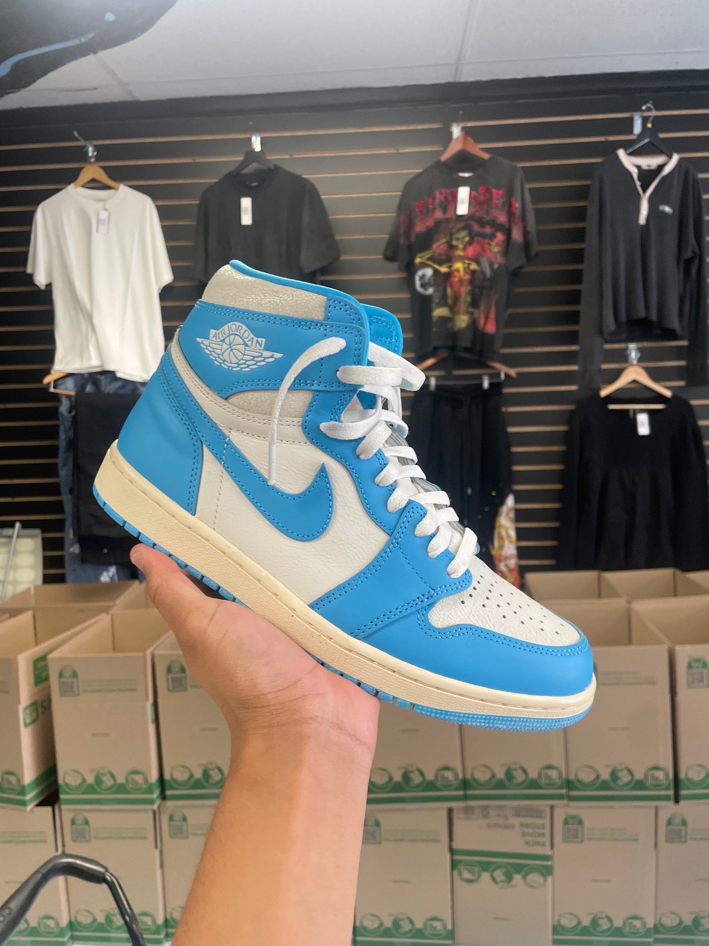 Size9.5 Jordan 1 High UNC Reimagined VNDS/W Box