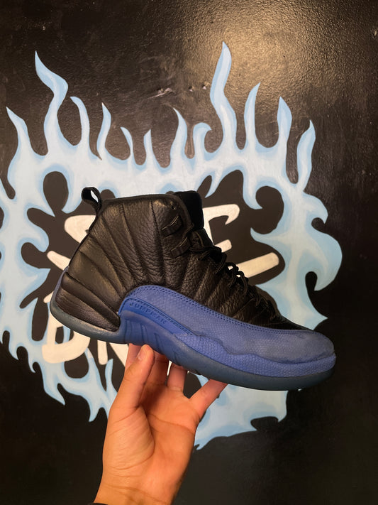 Size8.5 Jordan 12 Black Game Royal Pre Owned/W Box