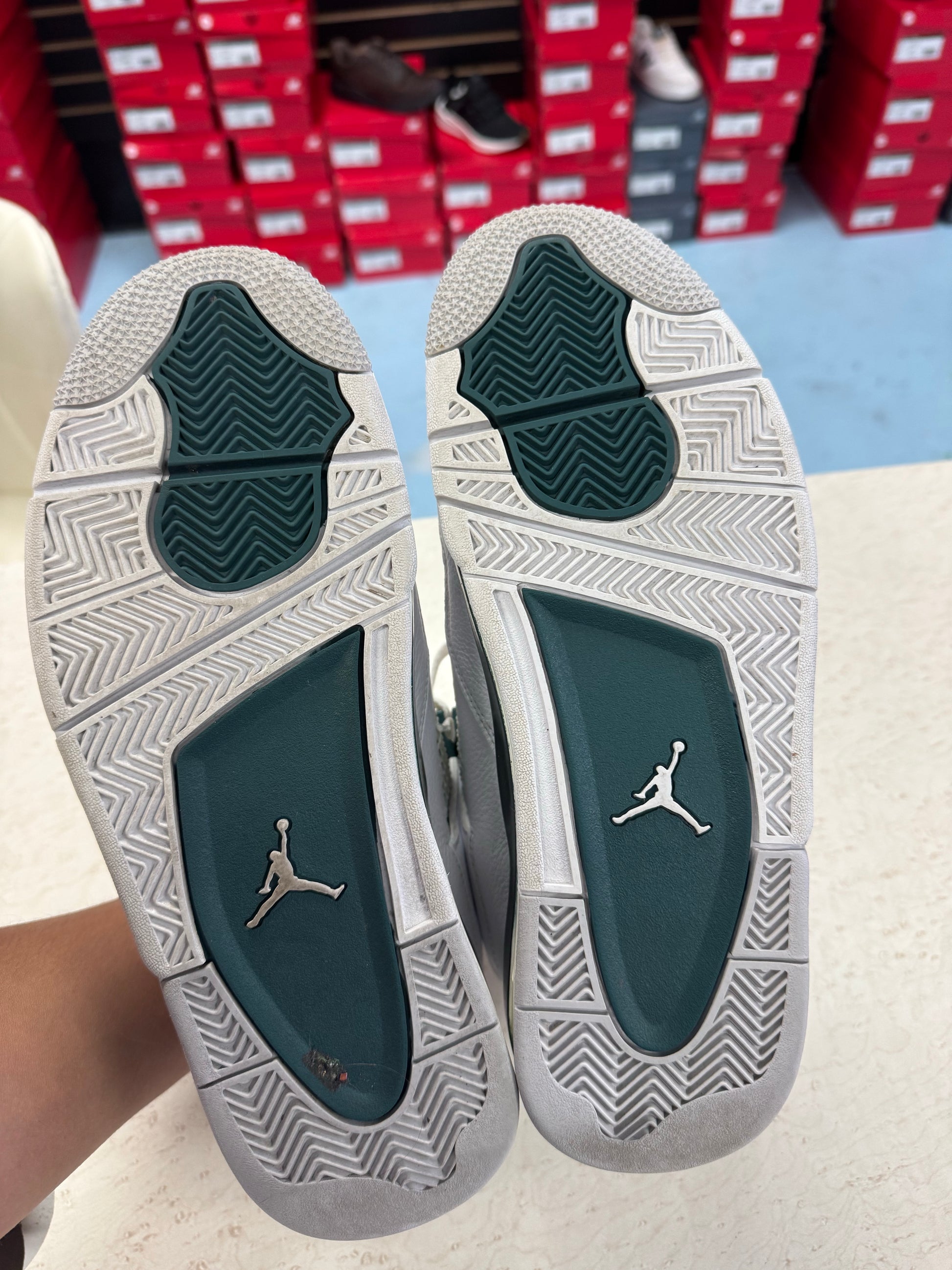 Jordan 4 Retro Oxidized Green