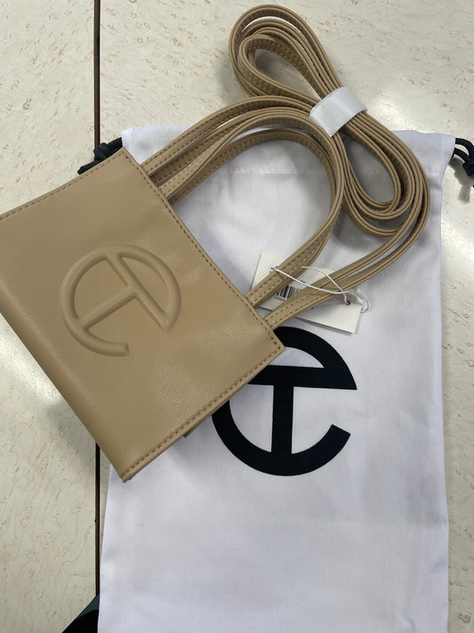 Small Telfar Bag Cream Color