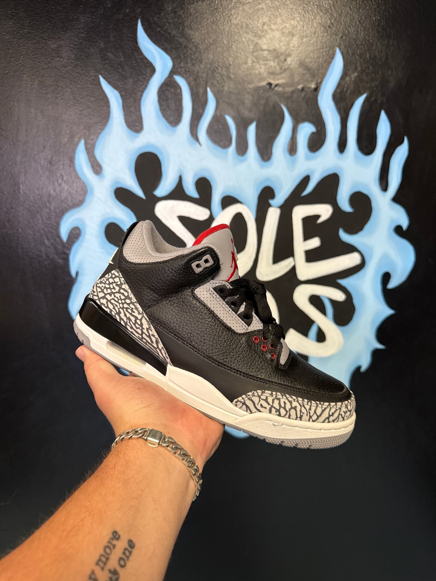 Size 8.5 Jordan 3 Black Cement 3 Ds Og All