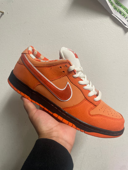 Size11 Nike Dunk SB Orange Lobster Pre Owned/W Box/Extra Laces/W Bands