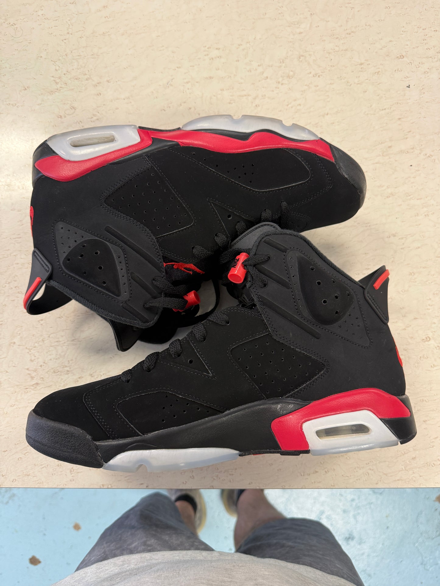 Size11 Jordan 6 Retro Infrared Salesman Pre-Owned/W Box