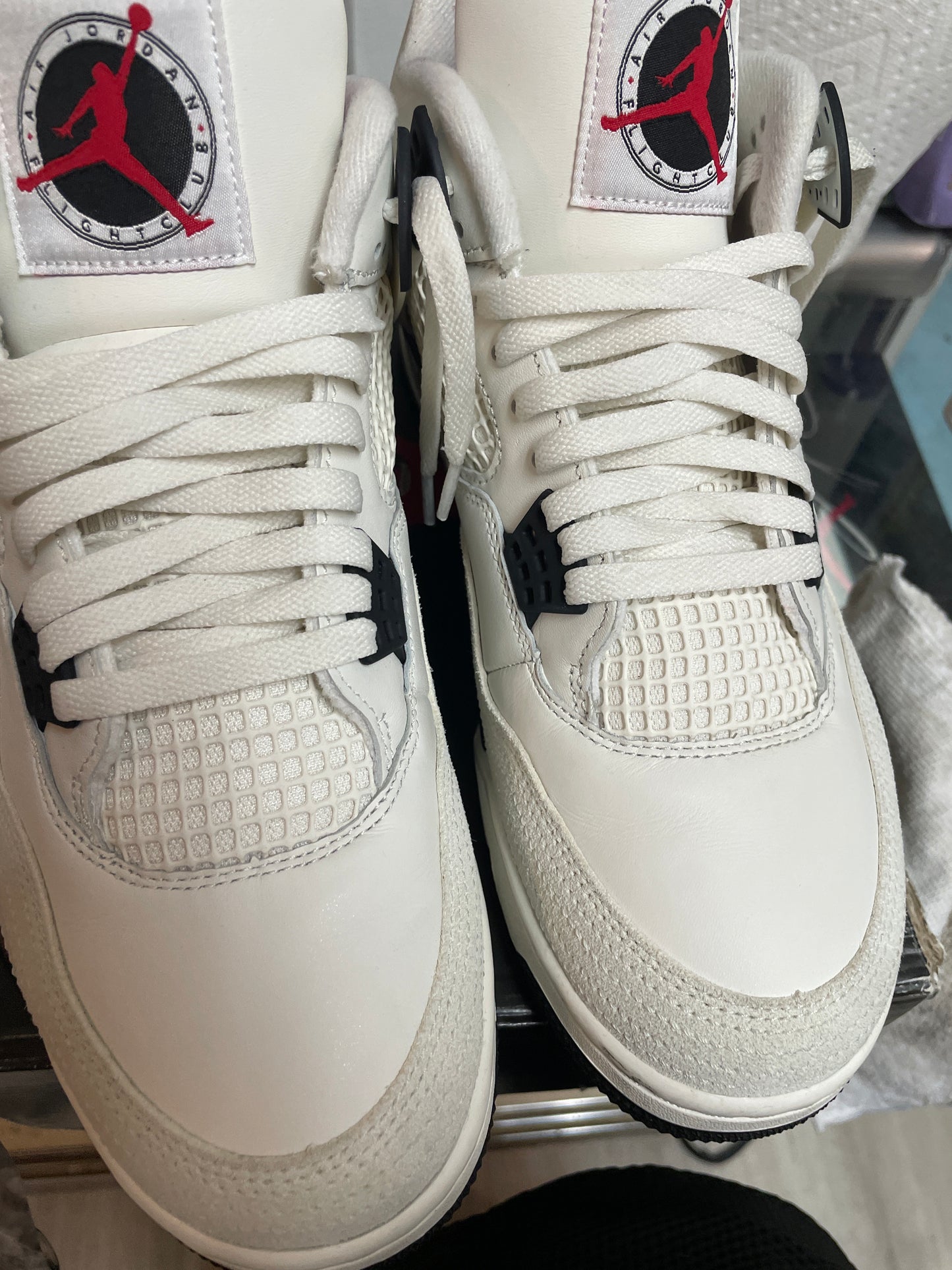 Size12 Jordan 4 Flight Club Pre Owned/W Box
