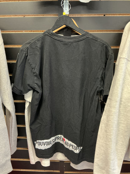 Size Medium Supreme Headline Tee Black