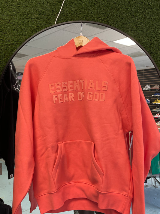 New Essential Hoodie Salmon