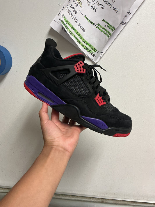 Size13 Jordan 4 Raptor Pre Owned/No Box