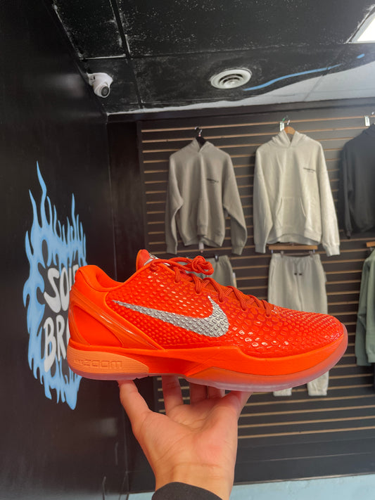 Size 11 Kobe 6 Total Orange DS All
