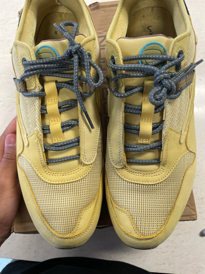 Size12.5 Nike Air Max 1 Vactus Jack Saturn Gold Pre Owned/W Box