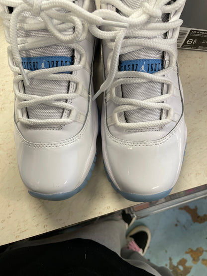 Size6.5 Jordan 11 Legend Blue Worn2X/W Box