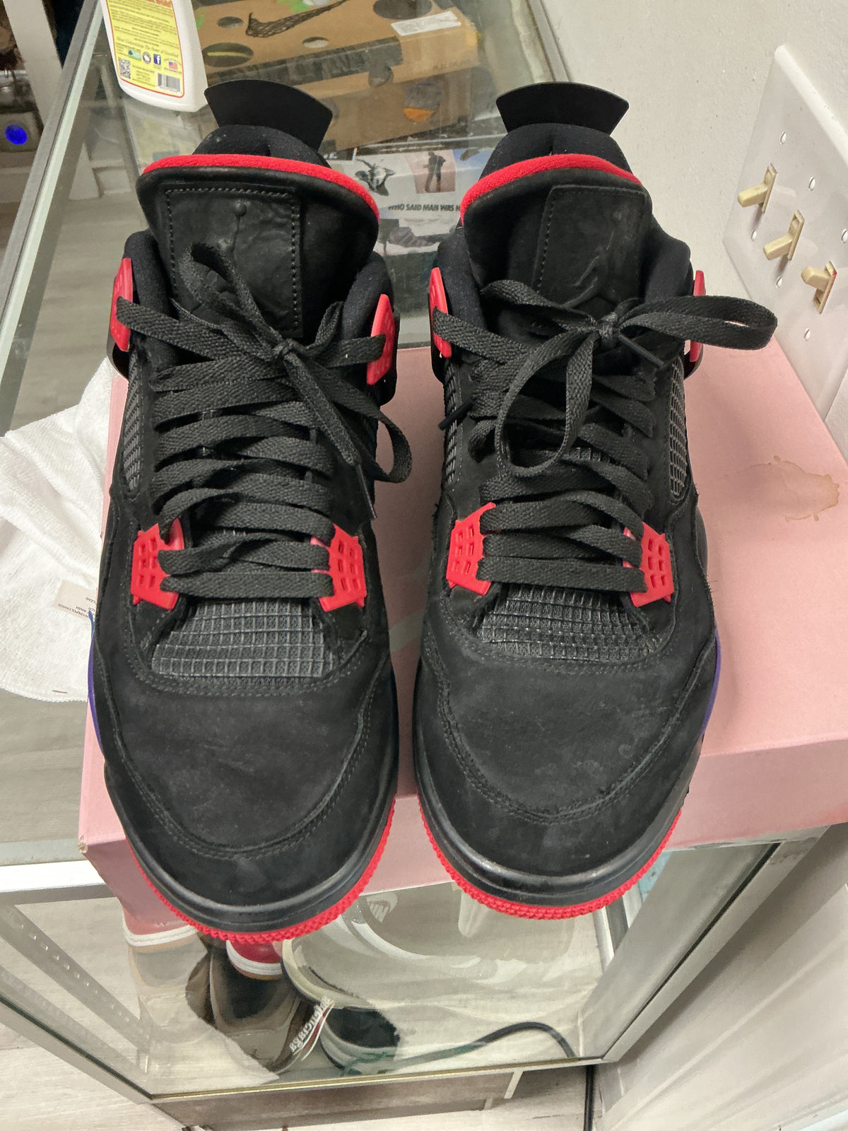 Size13 Jordan 4 Raptor Pre Owned/No Box