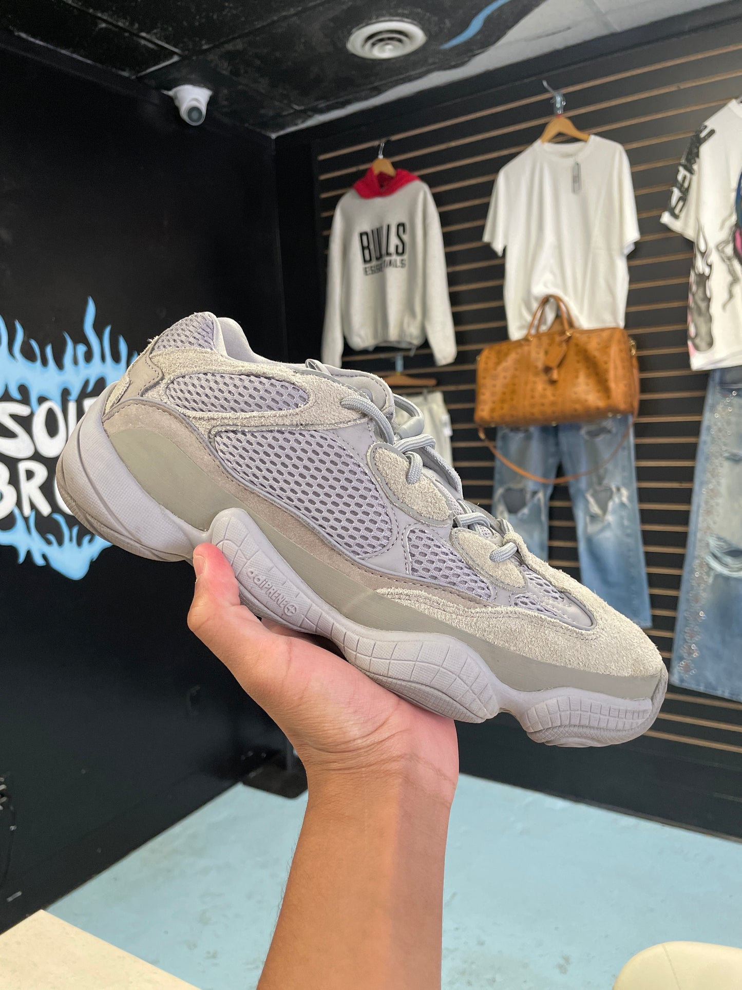 Size11.5 Yeezy 500 Stone Salt Pre Owned/W Box