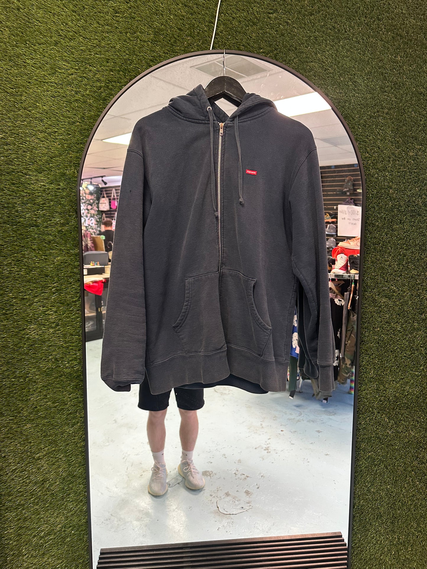 Size Large Supreme Navy Zip Up Pre Owned