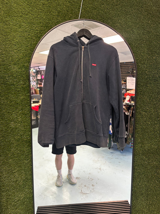 Size Large Supreme Navy Zip Up Pre Owned