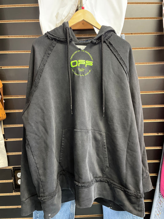 Size Large Off White Hoodie Pre Owned