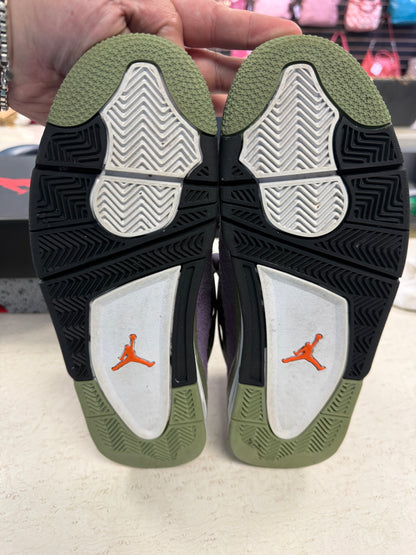 Size10 Purple Canyon Jordan 4s Pre Owned Og All