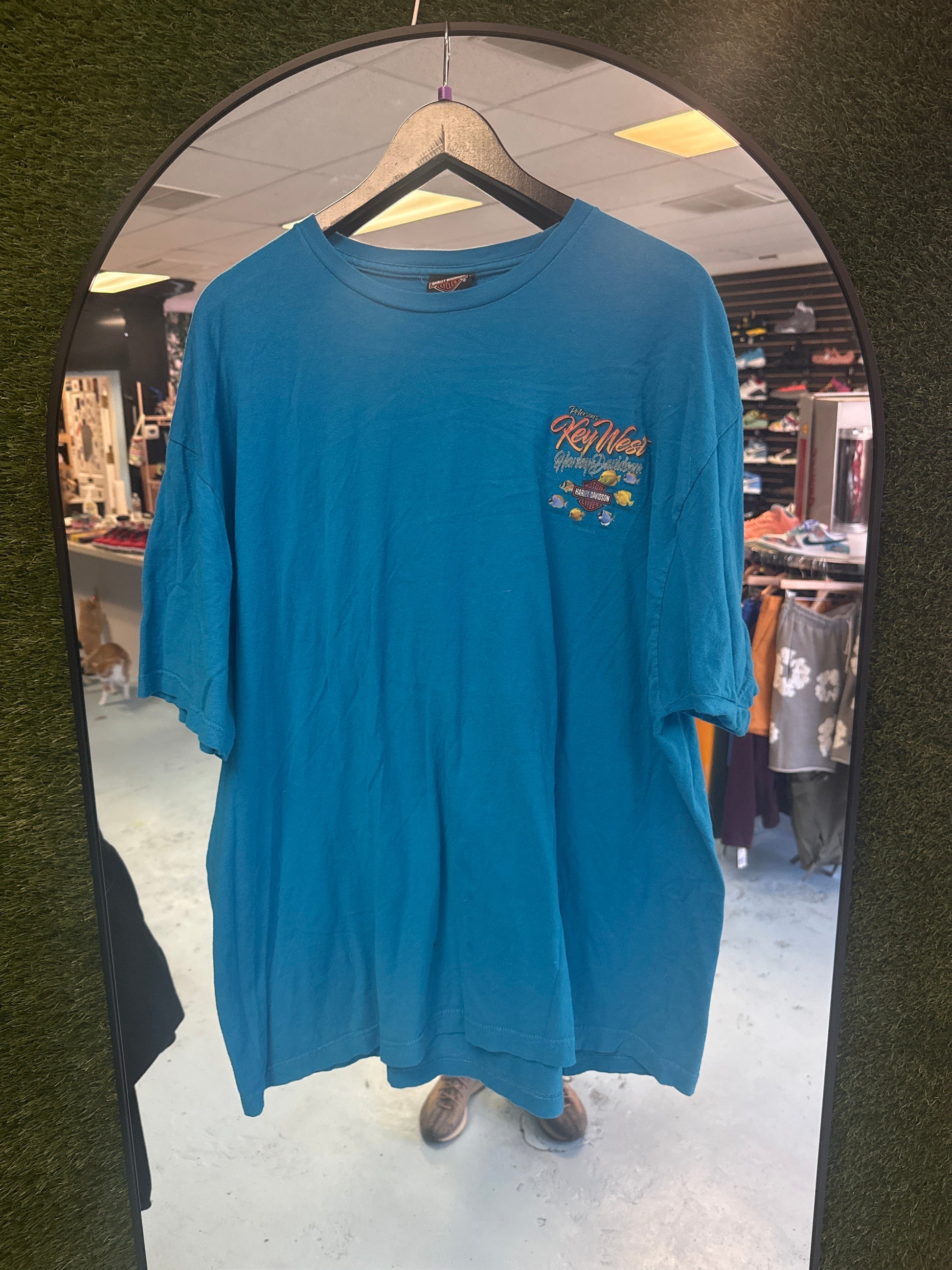 Blue Harley Davidson Key West Tee Shirt