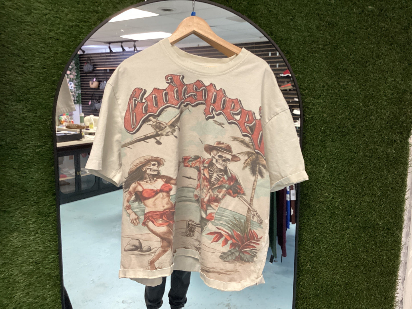 2XL God Speed White/Grey Tee